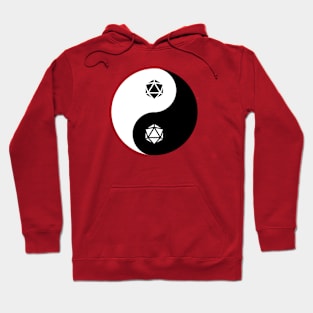 Yin Yang RPG D20 Dice Hoodie